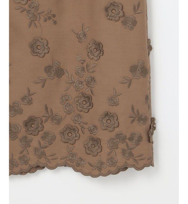 自由区「【SHIHOさん着用】エンブロイダリー スカート」|スカート|