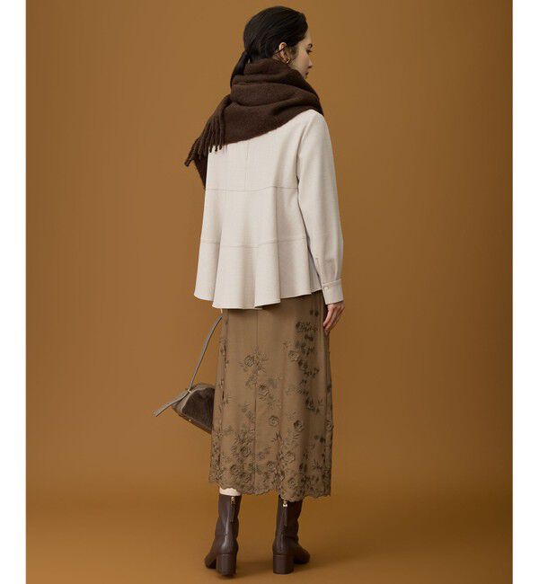 自由区「【SHIHOさん着用】エンブロイダリー スカート」|スカート|