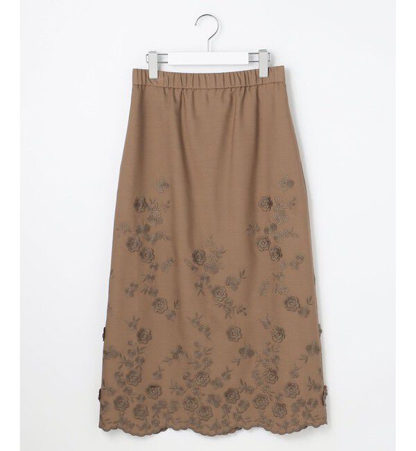 自由区「【SHIHOさん着用】エンブロイダリー スカート」|スカート|