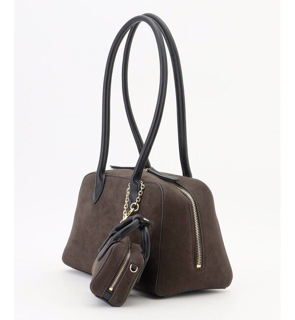 自由区「【SHIHOさん着用】スエードライクボストン バッグ」|ボストンバッグ|