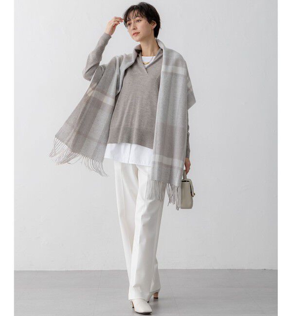 23区「【CLASSY.2月号掲載/洗える】TRストレッチギャバ ワイドパンツ」|その他|