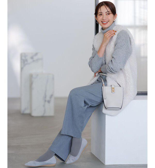 23区「【CLASSY.2月号掲載/洗える】TRストレッチギャバ ワイドパンツ」|その他|