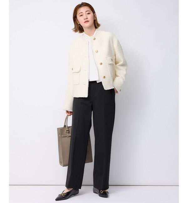 23区「【CLASSY.2月号掲載/洗える】TRストレッチギャバ ワイドパンツ」|その他|