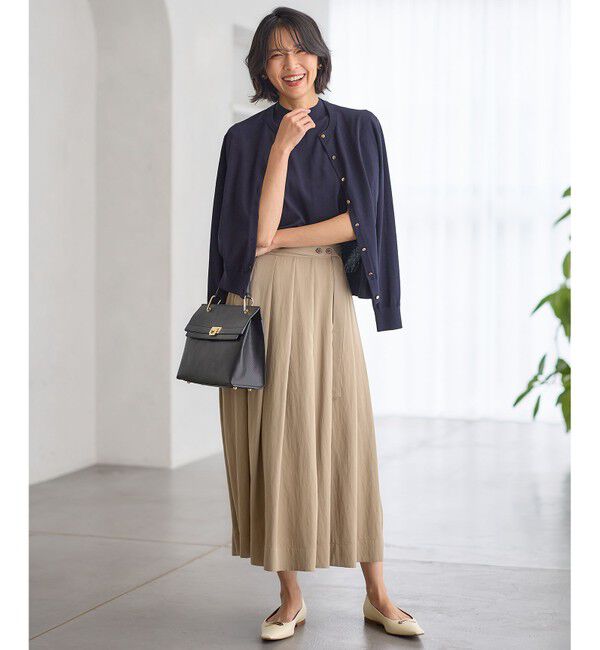 23区「【Oggi4月号掲載/洗える】プレミアムビオコットン カーディガン」|カーディガン|