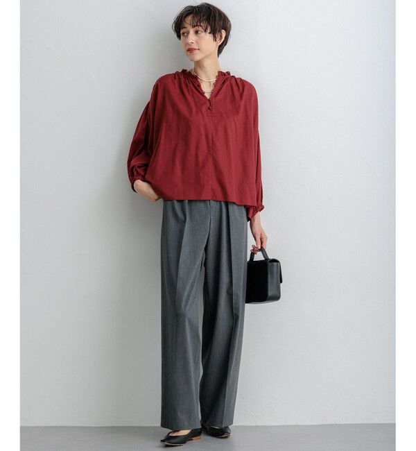 23区「【CLASSY.11月号掲載/洗える】ドライ2WAYストレッチ ワイドパンツ」|その他|