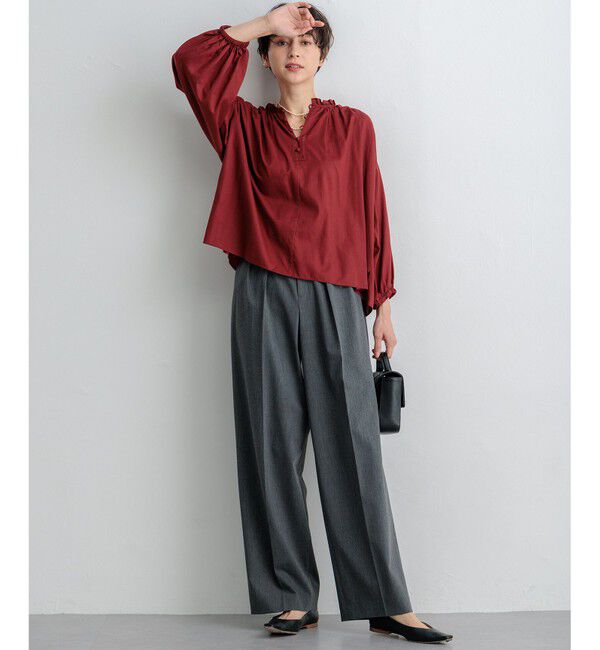 23区「【CLASSY.11月号掲載/洗える】ドライ2WAYストレッチ ワイドパンツ」|その他|