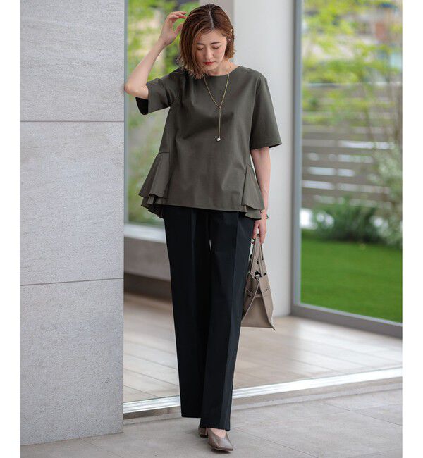 23区「【CLASSY.11月号掲載/洗える】ドライ2WAYストレッチ ワイドパンツ」|その他|