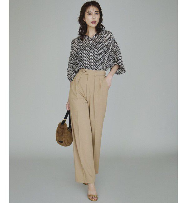 23区「【CLASSY.11月号掲載/洗える】ドライ2WAYストレッチ ワイドパンツ」|その他|