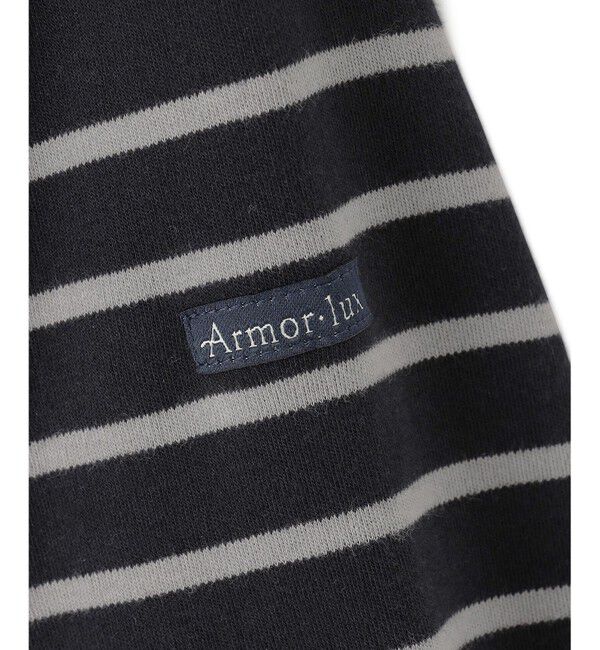 23区「【洗える】Armor-lux クロップドボーダー カットソー」|Tシャツ・カットソー|