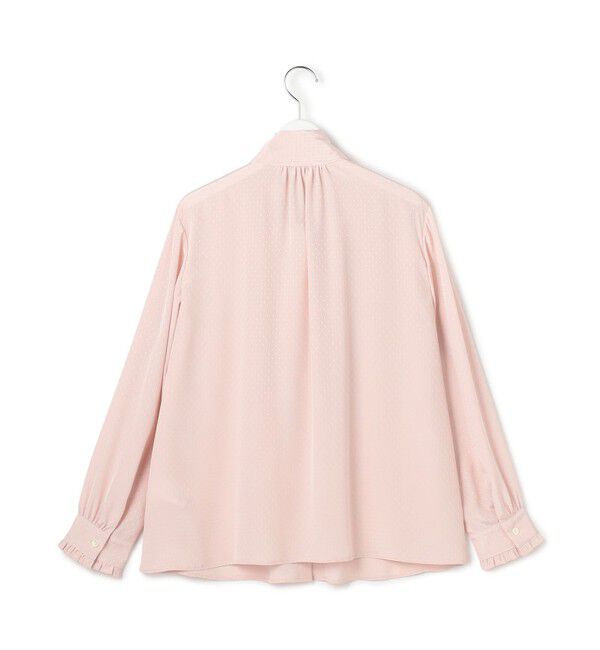 23区「【洗える】ドットドビーデシン ブラウス」|シャツ・ブラウス|