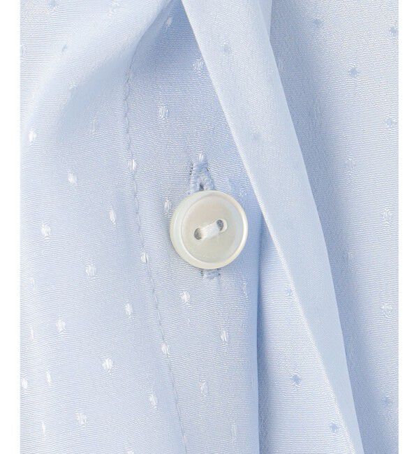 23区「【洗える】ドットドビーデシン ブラウス」|シャツ・ブラウス|