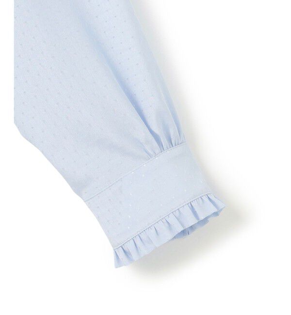 23区「【洗える】ドットドビーデシン ブラウス」|シャツ・ブラウス|