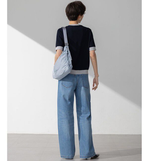 23区「【WEB&一部店舗限定/洗える】レーヨンポリエステルストレッチ 半袖 カーディガン」|カーディガン|