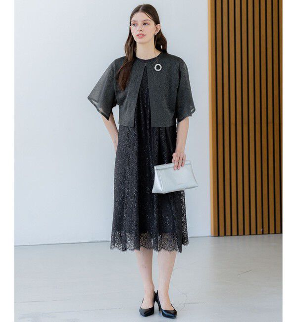 23区「【APPLAUDIR】ブライトフラワーレース ドレス」|ドレス|