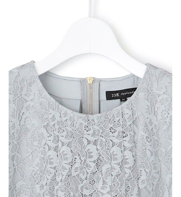 23区「【APPLAUDIR】ブライトフラワーレース ドレス」|ドレス|