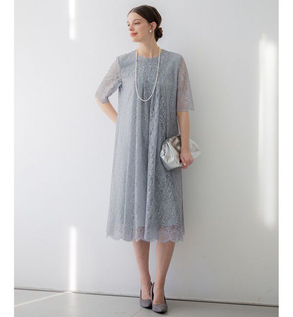 23区「【APPLAUDIR】ブライトフラワーレース ドレス」|ドレス|