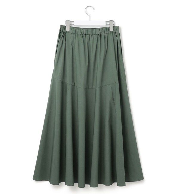 23区「【接触冷感/撥水加工】ストレッチブロード ギャザースカート」|スカート|