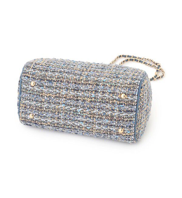 23区「GIOLICAツイード シリンダー ショルダーバッグ」|ショルダー・メッセンジャー|