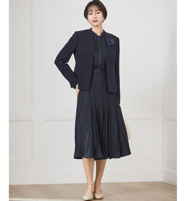 23区「パールトリミング コサージュ」|ブローチ・コサージュ|