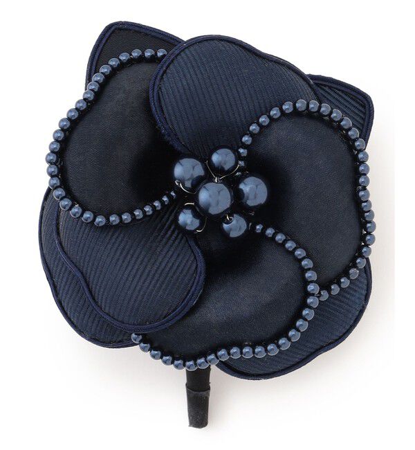 23区「パールトリミング コサージュ」|ブローチ・コサージュ|