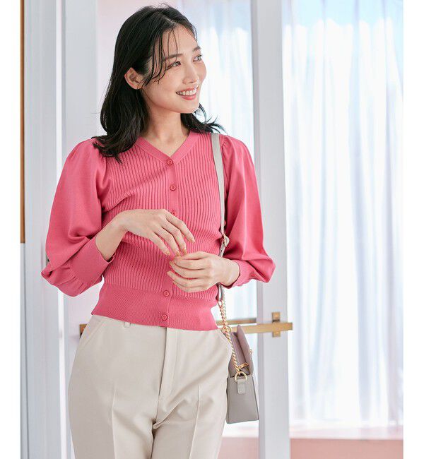 any SiS「【洗える】フラワーカラー2WAY ニット」|ニット・セーター|