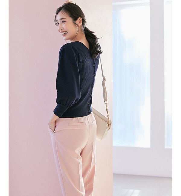 any SiS「【洗える】フラワーカラー2WAY ニット」|ニット・セーター|