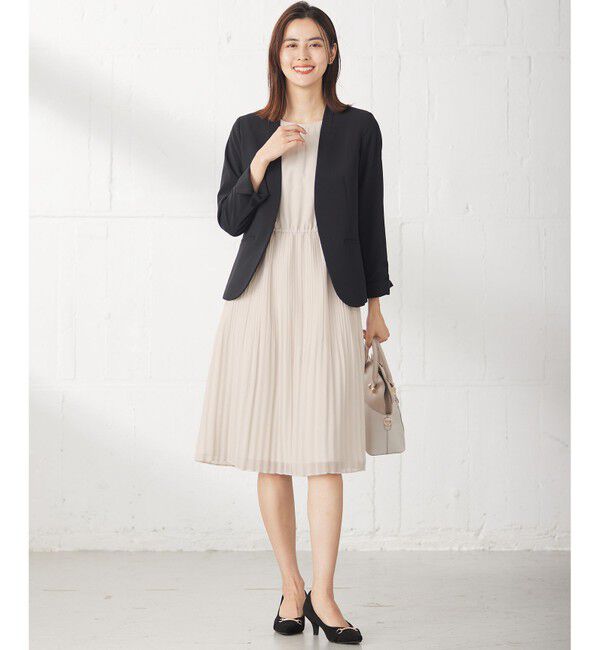 any SiS「【洗える】フェミニンプリーツ ワンピース」|ワンピース|