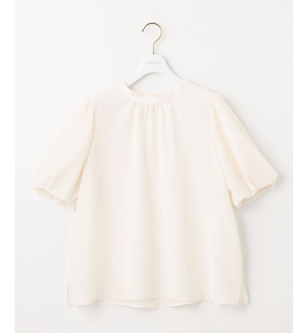 ANY SIS「【洗える】シアーストライプ ブラウス」|シャツ・ブラウス|