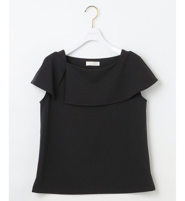 ANY SIS「ケープディテール カットソー」|Tシャツ・カットソー|