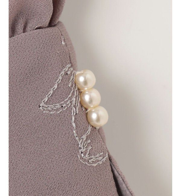 ANY SIS「【Lily Calin】ラインエンブロイダリー ドレス」|ドレス|