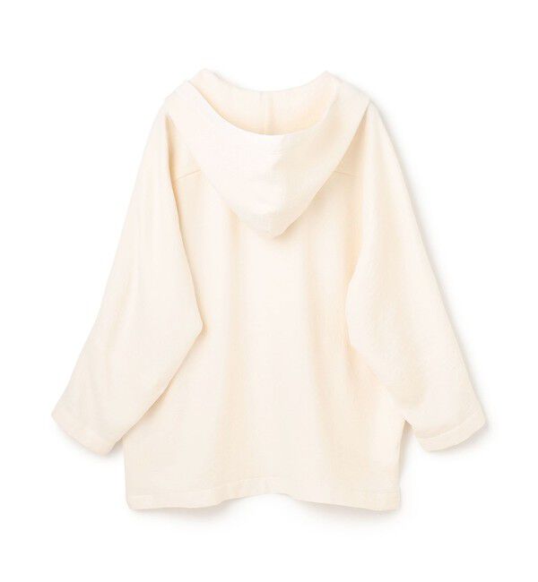 BEIGE,「【洗える】POMONA / Vネックフード付プルオーバー」|Tシャツ・カットソー|