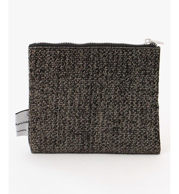 GRACE CONTINENTAL「Fabricフラットポーチ-AW」|ポーチ|