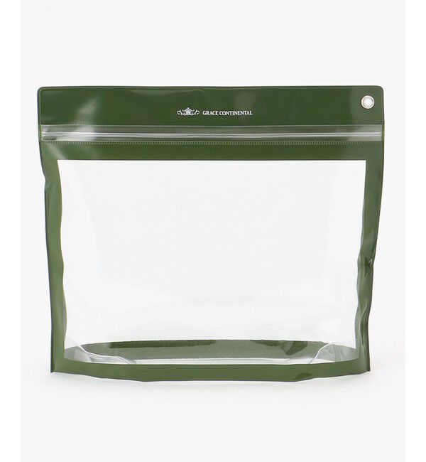 GRACE CONTINENTAL「Fabricフラットポーチ-AW」|ポーチ|