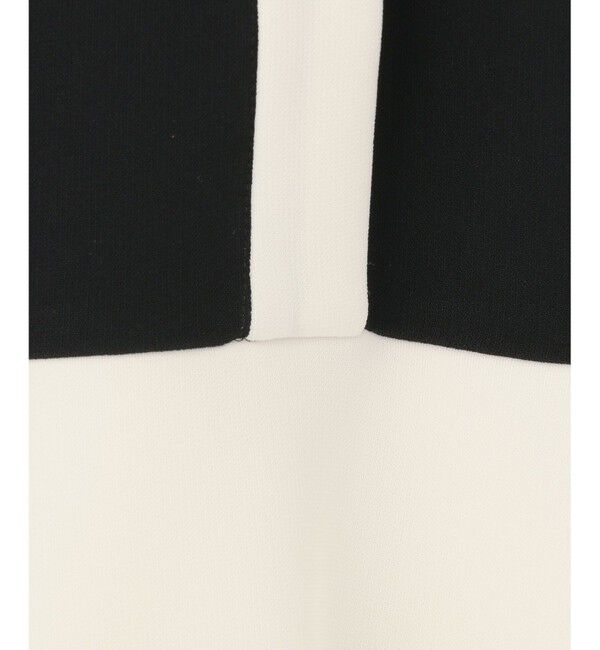  「ビジューロゴ配色ワンピース」|ドレス|