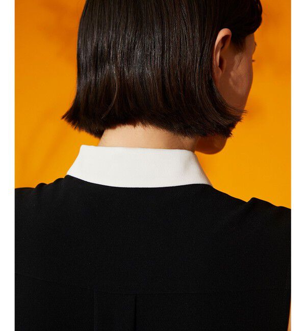  「ビジューロゴ配色ワンピース」|ドレス|