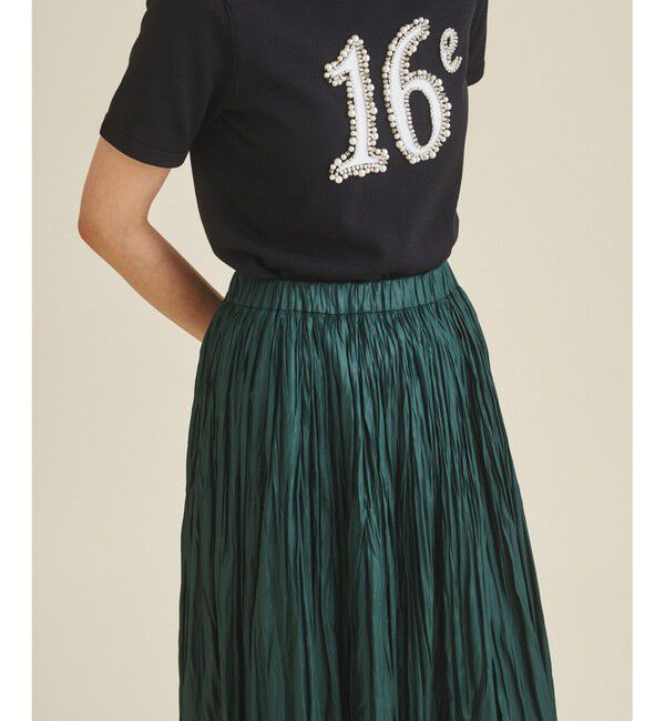 Grace Class「チンツワッシャープリーツスカート」|スカート|