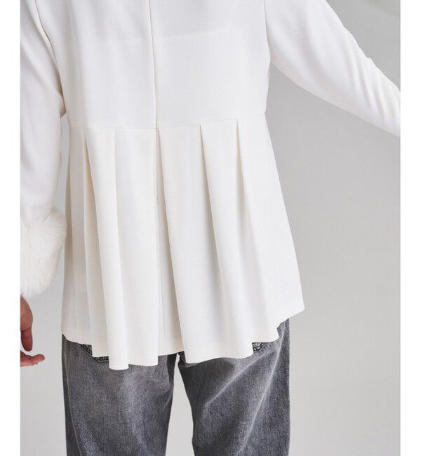  「【オンライン限定】ファーカフストップ」|Tシャツ・カットソー|