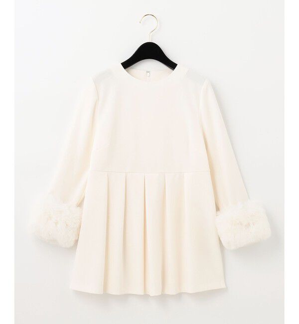  「【オンライン限定】ファーカフストップ」|Tシャツ・カットソー|