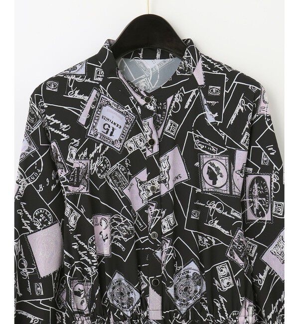  「スタンププリントワンピース」|ワンピース|