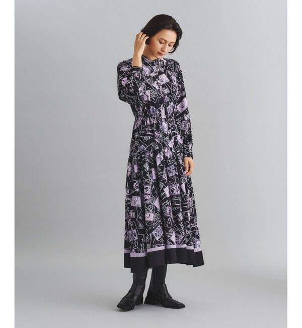  「スタンププリントワンピース」|ワンピース|