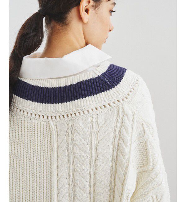  「アシメトリーニットトップ」|ニット・セーター|