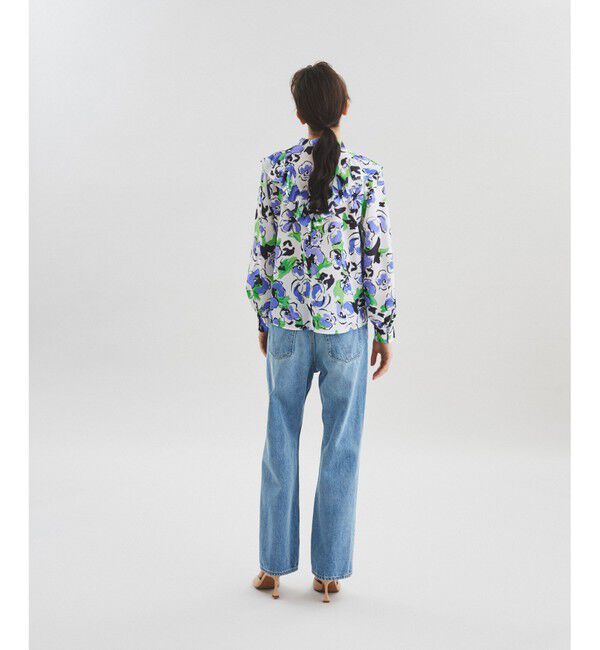  「ペイントフラワーブラウス」|シャツ・ブラウス|