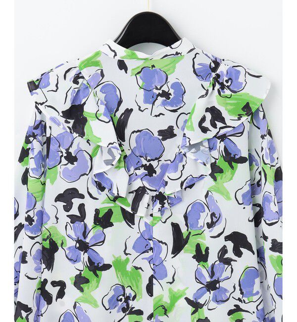  「ペイントフラワーブラウス」|シャツ・ブラウス|