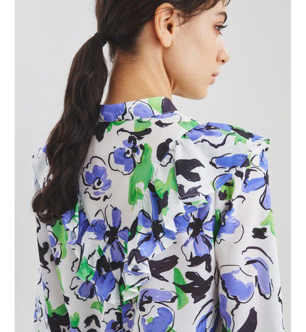  「ペイントフラワーブラウス」|シャツ・ブラウス|