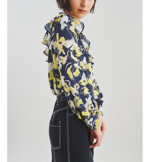  「ペイントフラワーブラウス」|シャツ・ブラウス|