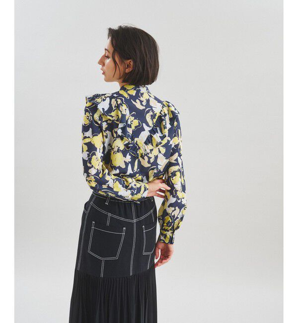  「ペイントフラワーブラウス」|シャツ・ブラウス|