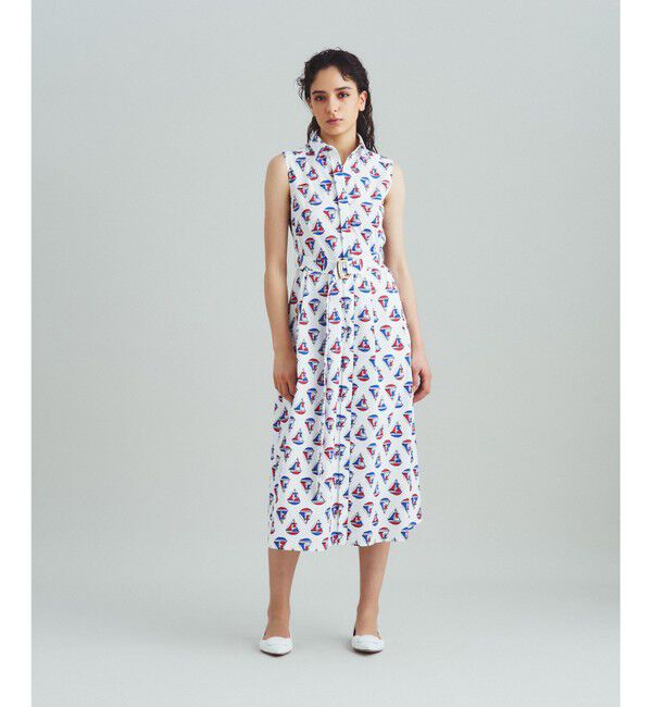 Grace Class「マリンモチーフシャツワンピース」|ワンピース|