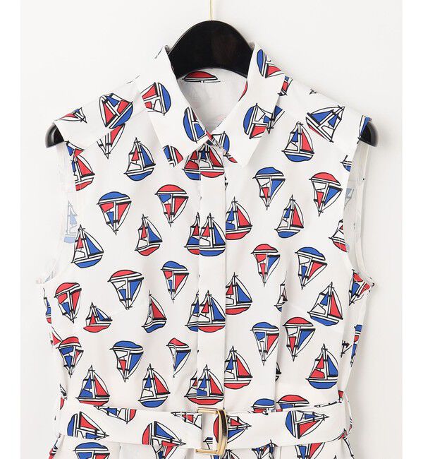 Grace Class「マリンモチーフシャツワンピース」|ワンピース|