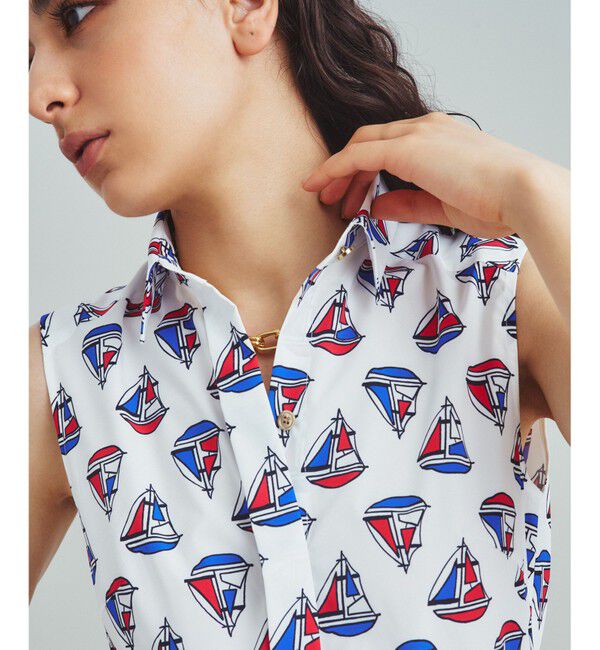 Grace Class「マリンモチーフシャツワンピース」|ワンピース|