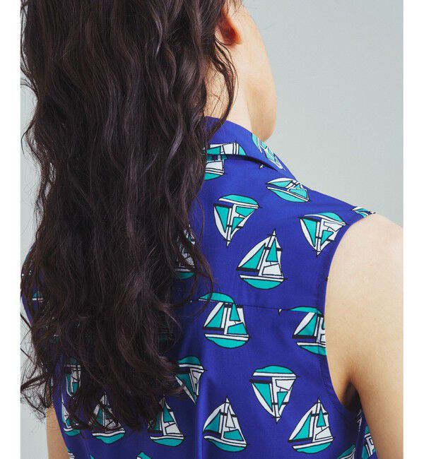 Grace Class「マリンモチーフシャツワンピース」|ワンピース|